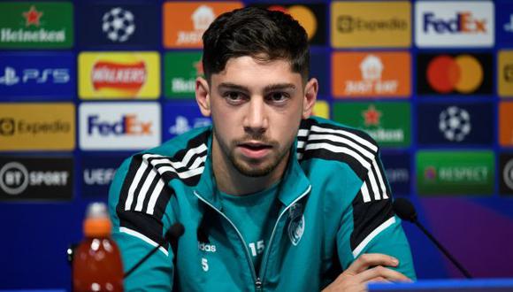 Federico Valverde ha estado en ocho de los diez partidos de Real Madrid en la actual edición de la Champions League. (Foto: AFP)