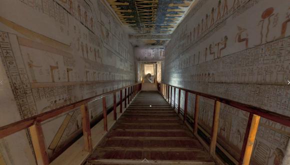 Explora las tumbas de los faraones del Antiguo Egipto gracias a la tecnología 3D.  / Foto: Tumba de Ramsés VI