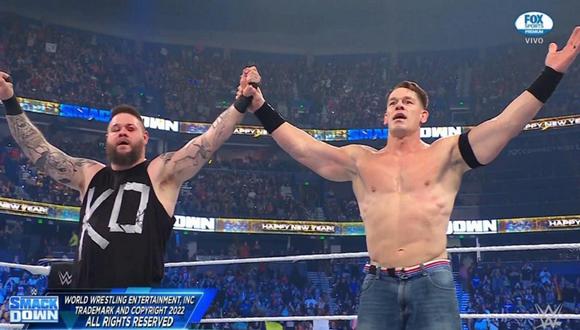 Regreso triunfal: John Cena vuelve a la WWE y vence a The Bloodline. Foto: Captura