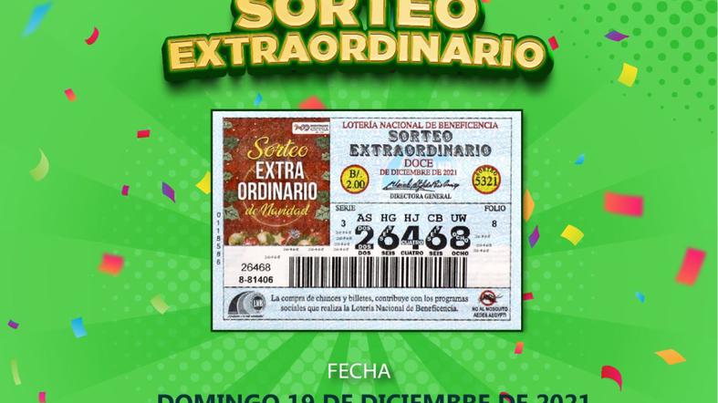 Lotería Nacional de Panamá: resultados del sorteo extraordinario del domingo 19 de diciembre