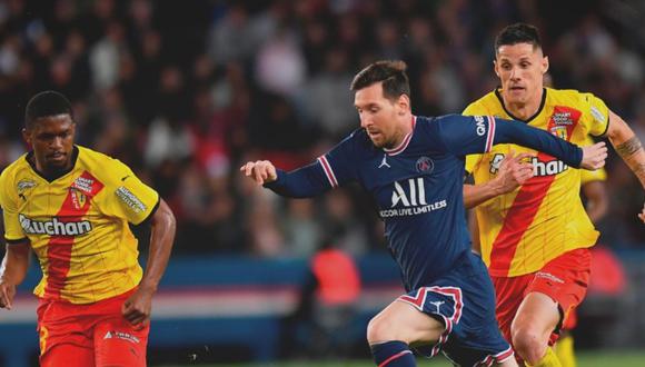 PSG campeón de la Ligue 1 con Messi: empató 1-1 con Lens en el Parque de los Príncipes