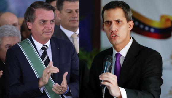 Brasil reconoce a líder de la oposición Juan Guaidó como presidente de Venezuela. (AFP / Reuters)