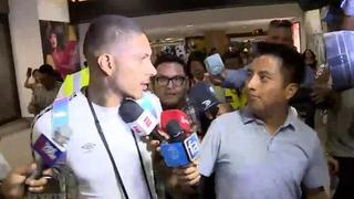 Paolo Guerrero tras ser consultado por su pase a Boca Juniors: “Si me haces otra pregunta te la respondo”