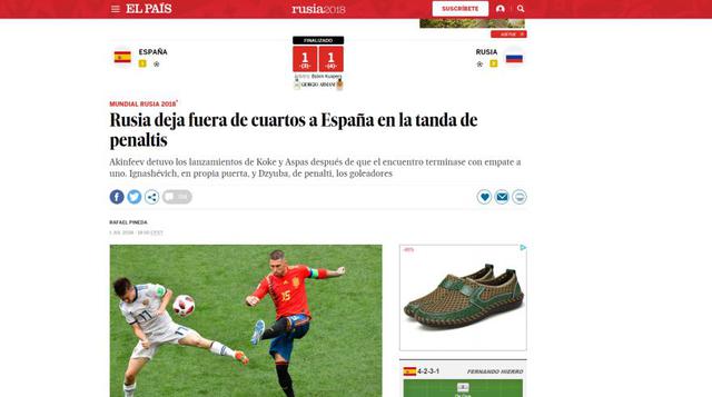 Diario El Mundo de España. (Foto: captura de pantalla)