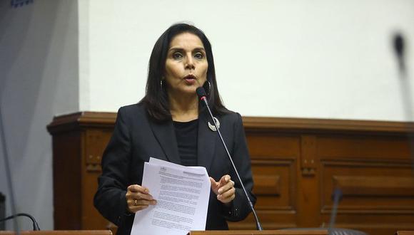 La congresista Patricia Juárez, de Fuerza Popular, denunció que fue víctima de extorsión. (Foto: Congreso)