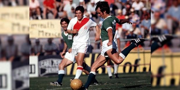 Perú vs. Alemania en 1970 (Foto: Internet)