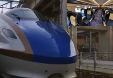 YouTube: Así es por dentro el nuevo y lujoso tren bala de Japón