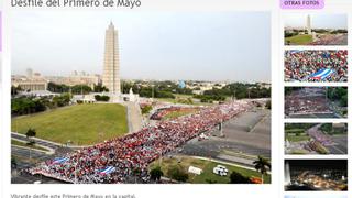 Cuba celebra el 1 de mayo con un homenaje a Hugo Chávez