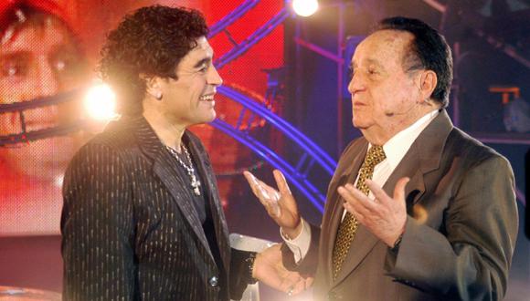 Chespirito y Maradona: el día que Diego entrevisó a su ídolo