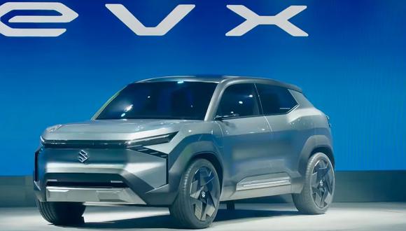 Suzuki eVX: el primer vehículo eléctrico de la marca promete 550 km de autonomía.