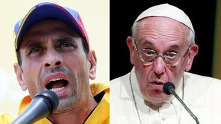 "Le pediría al papa un poquito más de atención a Venezuela"