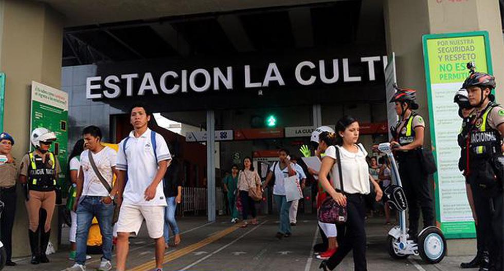 Perú. Estación La Cultura del Metro de Lima cerrará este viernes 13 y sábado 14 por Cumbre de las Américas. (Foto: Agencia Andina)