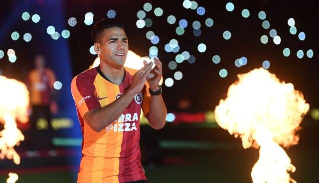 Radamel Falcao en el estado del Galatasaray. (Foto: AFP)