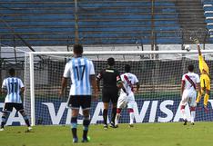 Sudamericano Sub 20: Perú 0-2 Argentina, el resumen del partido