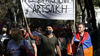 Argentina: armenios reclaman en Buenos Aires el cese del fuego en Nagorno Karabaj | FOTOS