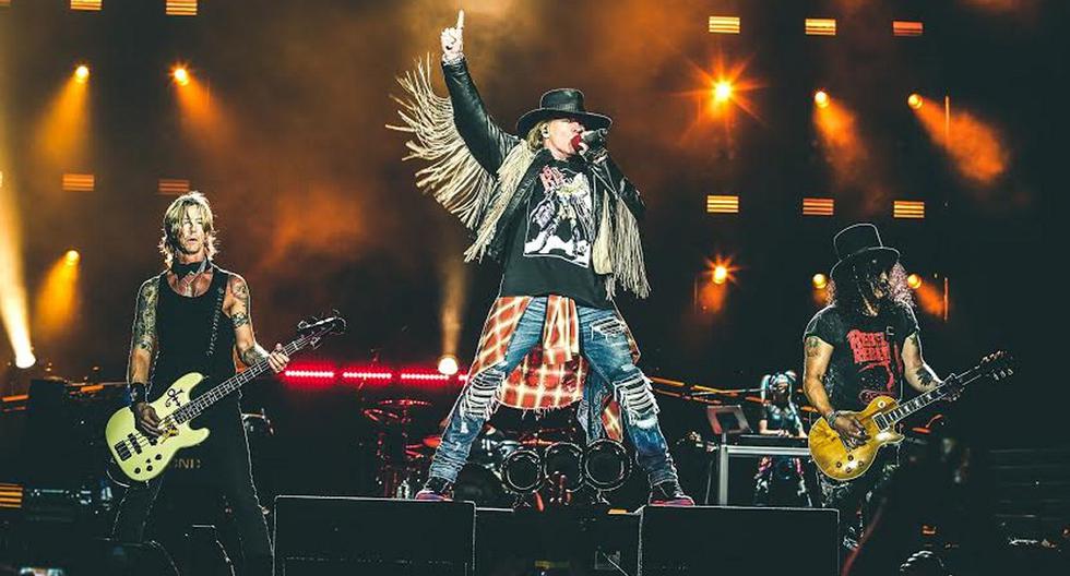 Guns n\' Roses brindará show el 27 de octubre. (Foto: Difusión)
