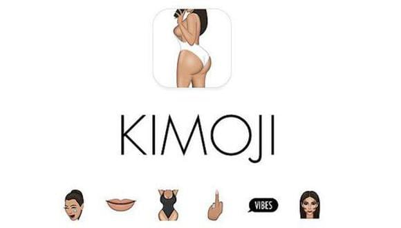La colecci&oacute;n de emoticones de Kim Kardashian incluye im&aacute;genes inspiradas en las fotos m&aacute;s conocidas de ella. El paquete est&aacute; disponible en la tienda de aplicaciones de Apple.  (BBC)