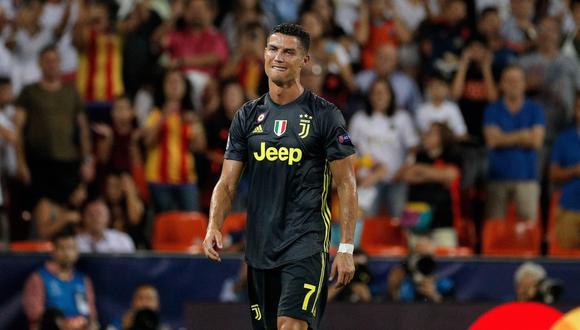En el inicio de la Champions League con la Juventus, Cristiano Ronaldo fue expulsado en el partido ante Valencia. (Foto: EFE)