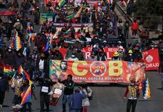 Bolivia: sindicatos elevan presión sobre Jeanine Áñez con nuevas protestas | FOTOS