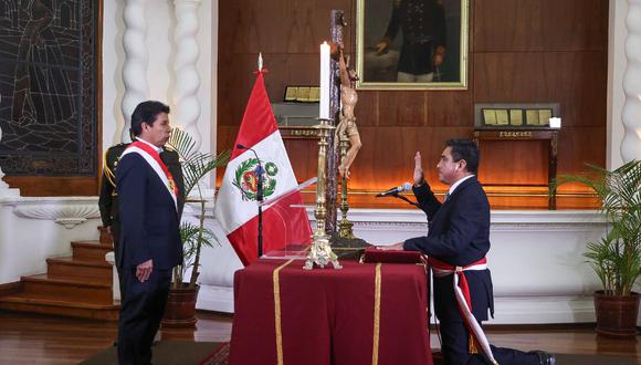 Se trata del sétimo ministro del Interior en lo que va del Gobierno de Castillo Terrones, a pocos días de cumplirse un año de haber asumido el cargo. (Foto: Presidencia)