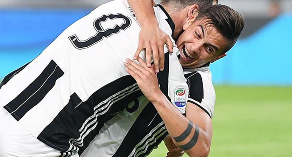En solo 7 minutos, la Juventus se pone arriba del marcador gracias al golazo de Paulo Dybala. La defensa del Barcelona no marcó bien y lo aprovechó el argentino. (Foto: Twitter)