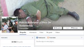 Facebook: acusan abusos de policías de Bolivia por red social