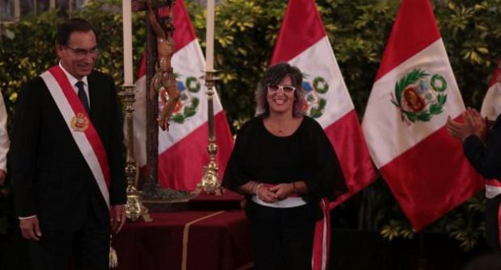 Ulla Holmquist entró en reemplazo de Rogers Valencia y es la tercera en asumir la cartera desde que Vizcarra ocupó el sillón presidencial. (Foto: GEC)