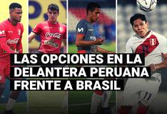 Los delanteros ‘9’ que la selección peruana posee para enfrentar a Brasil