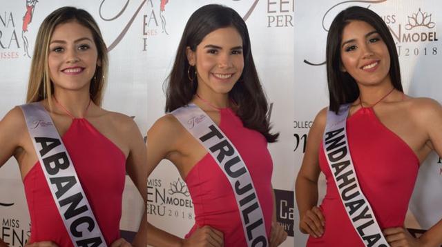 Candidatas del Miss Teen Model Perú 2018. (Fotos: Difusión)