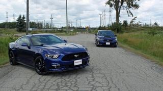 YouTube: Subaru WRX STI y Ford Mustang se enfrentan en inusual carrera | VIDEO