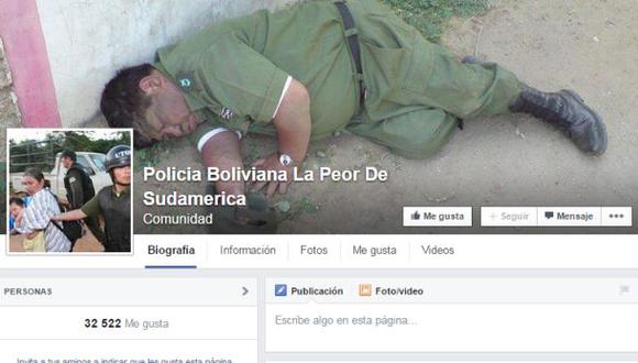 Facebook: acusan abusos de policías de Bolivia por red social