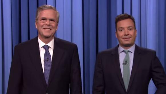 Jeb Bush coquetea con inmigrantes en programa de Jimmy Fallon