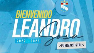 Leandro Sosa es nuevo jugador de Sporting Cristal para la Liga 1 y Copa Libertadores