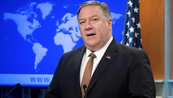 Mike Pompeo sobre Huawei: "Decir que no trabajan con el gobierno chino es falso". (AFP)