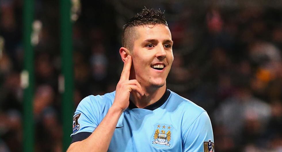 Stevan Jovetic anotó un gol en la victoria del Manchester City. (Foto: Getty Images)