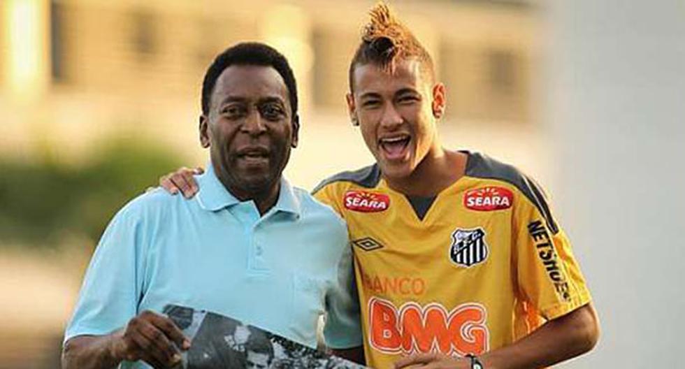 Pelé y Neymar. (Foto: Marca)