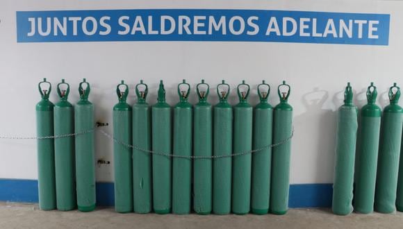 La Municipalidad de San Miguel en cooperación con la Pontificia Universidad Católica del Perú inauguran una moderna planta de oxigeno medicinal para abastecer gratuitamente de este importante elemento vital a las personas que están luchando contra el COVID-19.(Foto: Municipalidad de San Miguel)