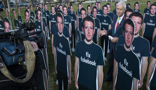 Mark Zuckerberg es cuestionado, recientemente, por algunos inversionistas por el escándalo de Cambridge Analytica. (Foto: AFP)