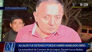 Alcalde de Carmen de la Legua es intervenido por manejar ebrio