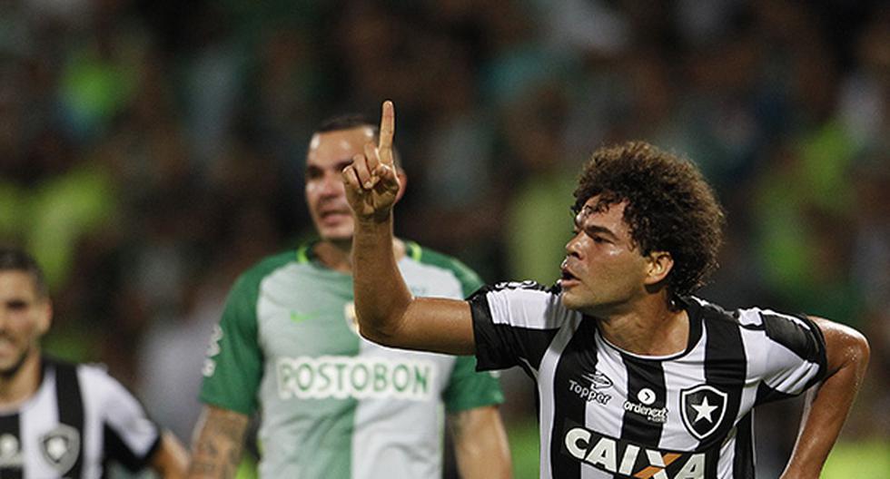 En condición de visita, Botafogo superó al Atlético Nacional por la segunda fecha de la fase de grupos de la Copa Libertadores. (Foto: EFE)