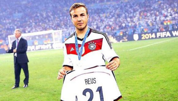 Mario Götze dedicó a Marco Reus el título de Alemania