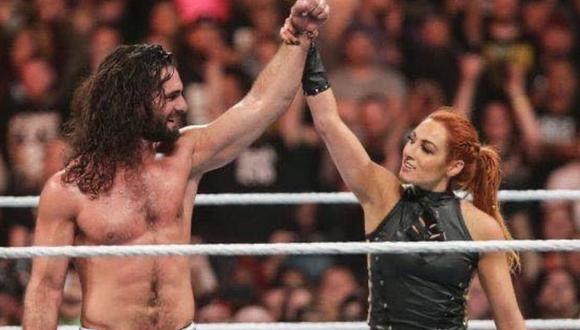 El coronavirus cambió el destino de Becky Lynch y Seth Rollins en la WWE | Foto: WWE