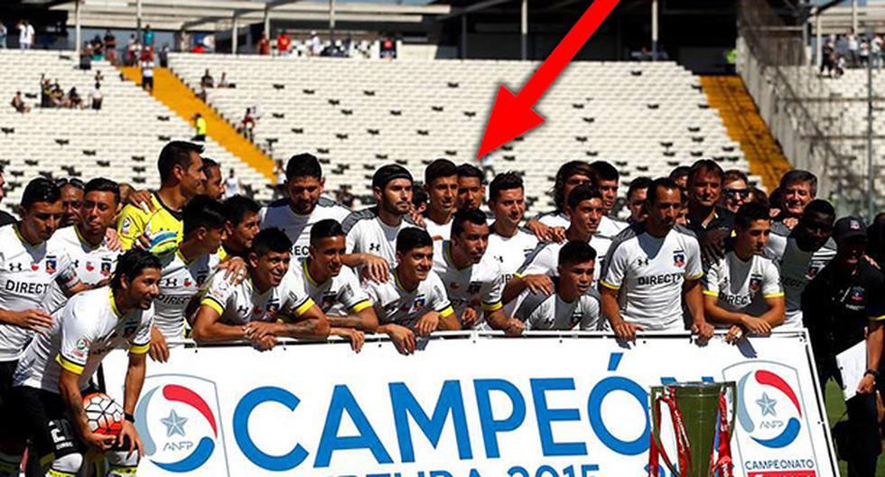 Christofer Gonzáles fue parte del plantel del Colo Colo que se coronó en Chile a finales del 2015. (Foto: La Tercera)