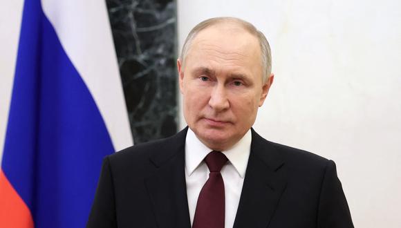 El presidente ruso Vladimir Putin. (Foto de Alexander KAZAKOV / PISCINA / AFP)