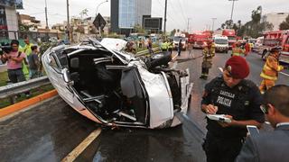 La imprudencia y alta velocidad causan mayoría de accidentes