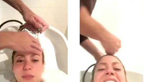 Piqué sorprende a seguidores lavando el cabello a Shakira