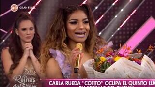 “Reinas del Show”: Carla Rueda es la primera eliminada de la gran final | VIDEO