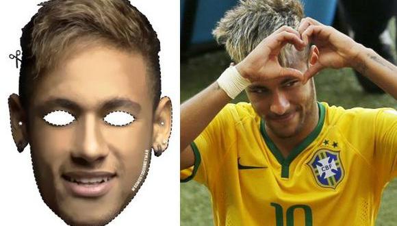 Brasil vs. Alemania: promueven campaña con máscara de Neymar