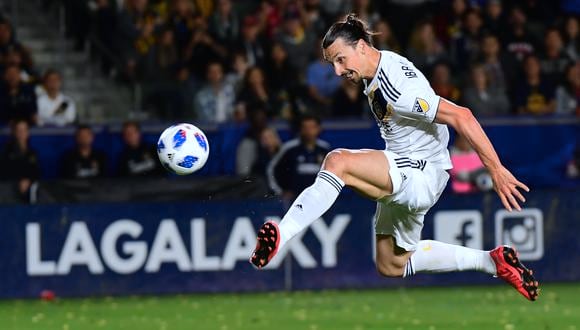 Zlatan Ibrahimovic jugó dos temporadas en la MLS. (Foto: AFP)