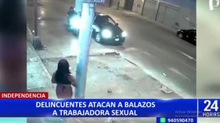 Independencia: sicarios en moto atacan a balazos a trabajadora sexual